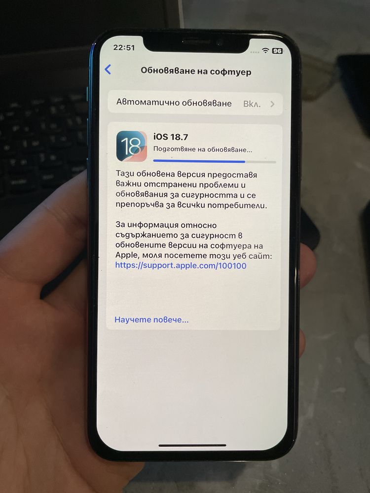 Iphone XS gold 64gb с нов дисплей