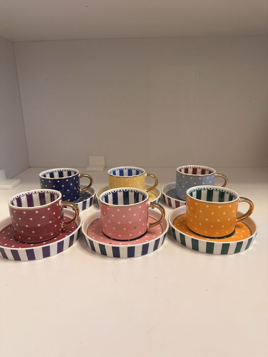 Set cesti cafea portelan