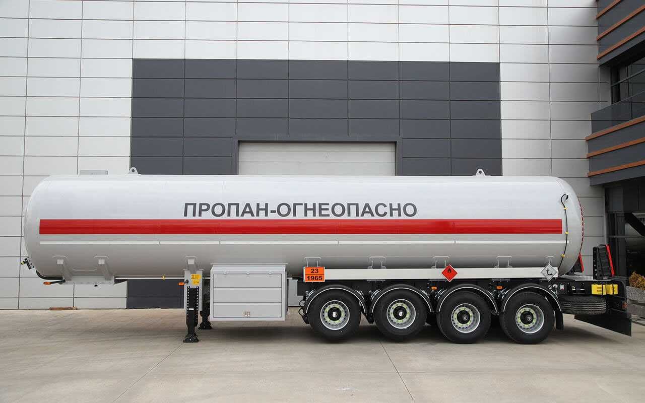 Металлический Газовоз полуприцеп 45-55 м3 3-4 оси SAF Турция!