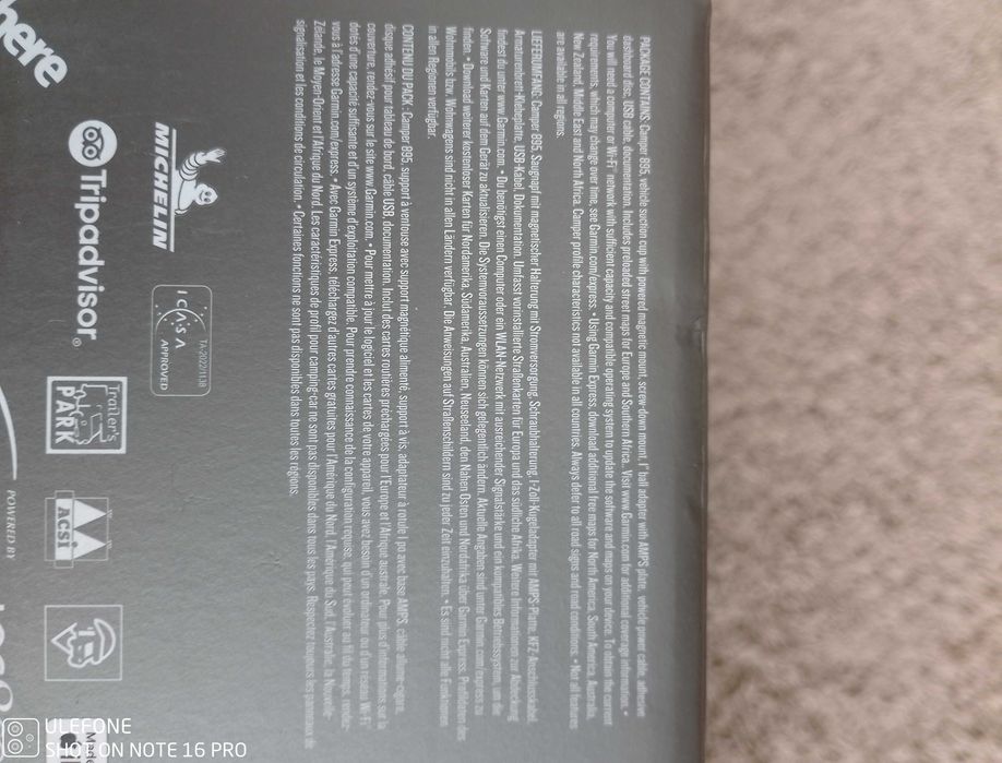 GPS Rulota Garmin Camper 895 Nou