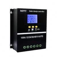 Controler solar, MPPT,12V/24V/36V/48V, 100A, display LCD, 7 moduri