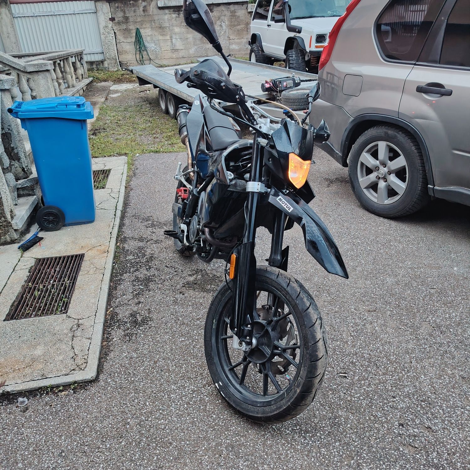 Supermoto KSR 125 înmatriculat pe România