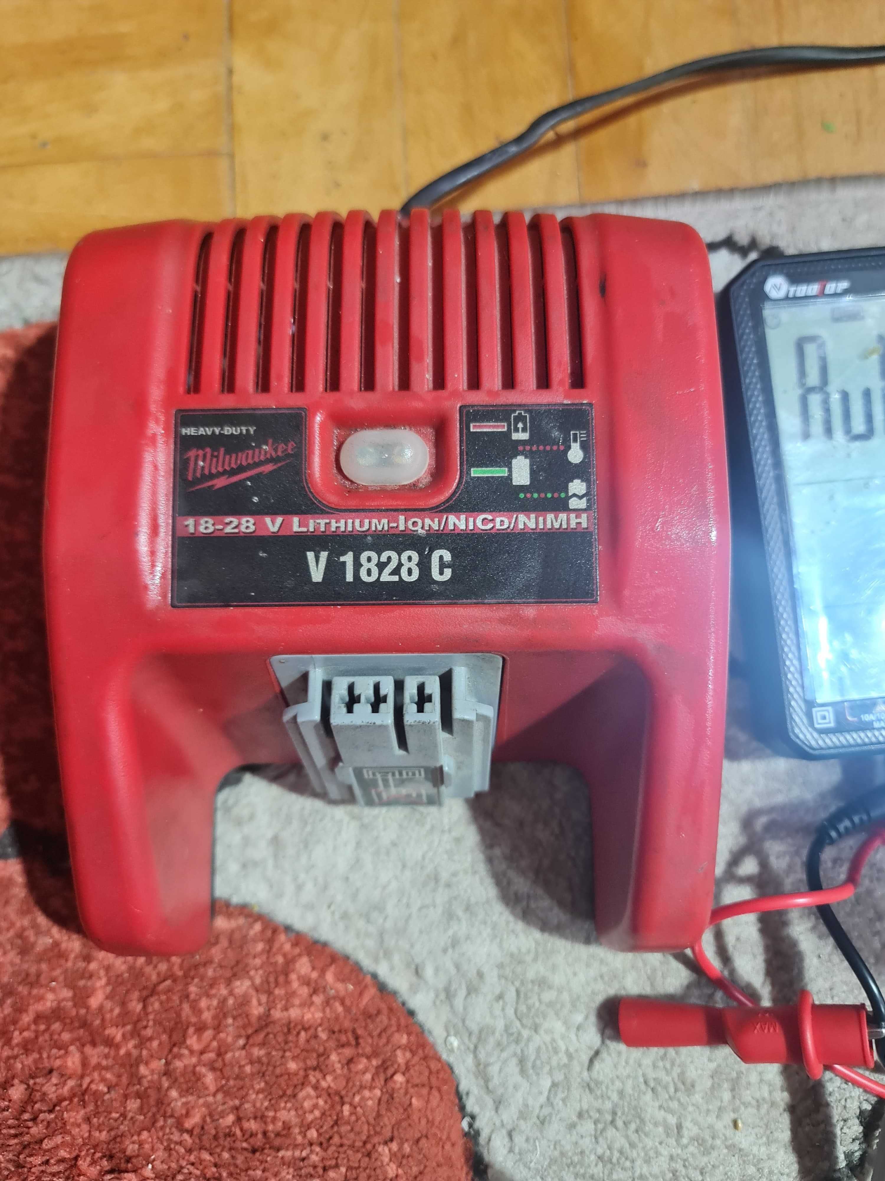 incarcato Milwaukee v1828c li ion, nicd, nemh