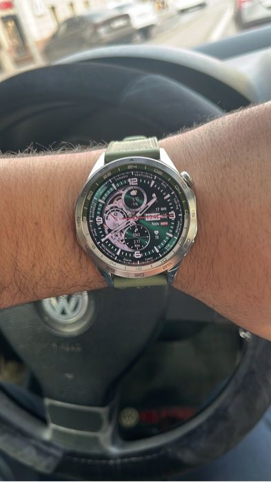 Huawei gt4  смарт часы самый красивый зеленый версия  все комплект