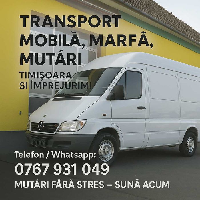 Transport mobilă mutari microbuz duba marfa bagaje canapea, dulap, pat