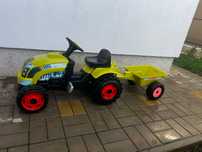 Tractor cu pedale si remorca Smoby