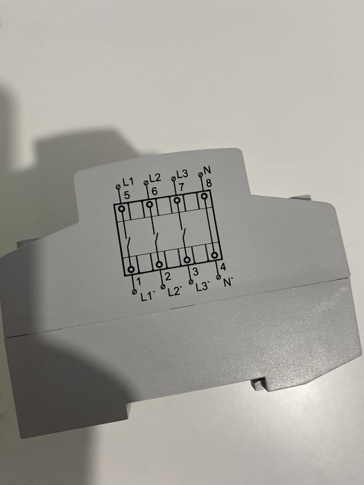 Releu protectie tensiune, DigiTop VP-3F63A, trifazat, 63A