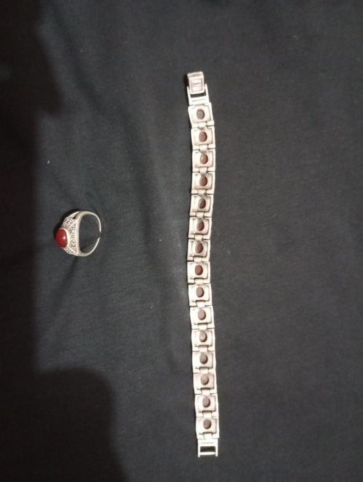 Продаю, Женский Браслет и Кольцо, Серебро 925 пр.с Камнями.