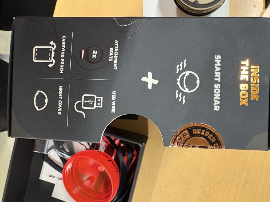 Sonar Pescuit Deeper chirp+2 folosit de trei ori .