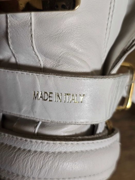 Dsquared2 оригинални дамски високи кецове от естествена кожа