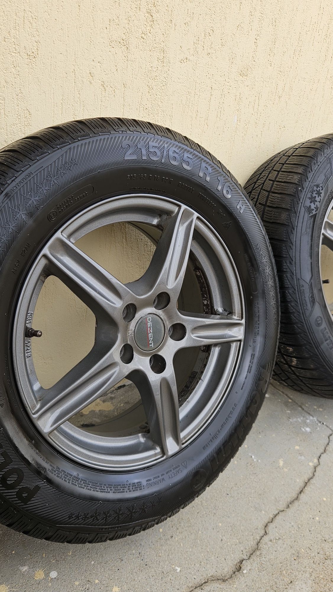 Джанти 5.108.16 Volvo Ford Зимни 5х108х16 внос Германия  гуми Като Нов