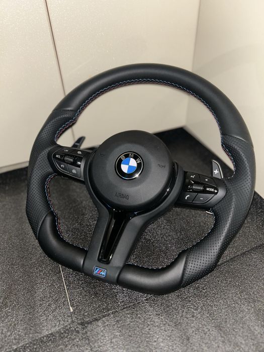 Volan BMW F10/F30/F01/F15/F16/F32/F36/F20/F25 etc Piele/Carbon