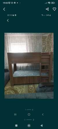 Двухъярусная кровать, прихожая, шкаф пенал