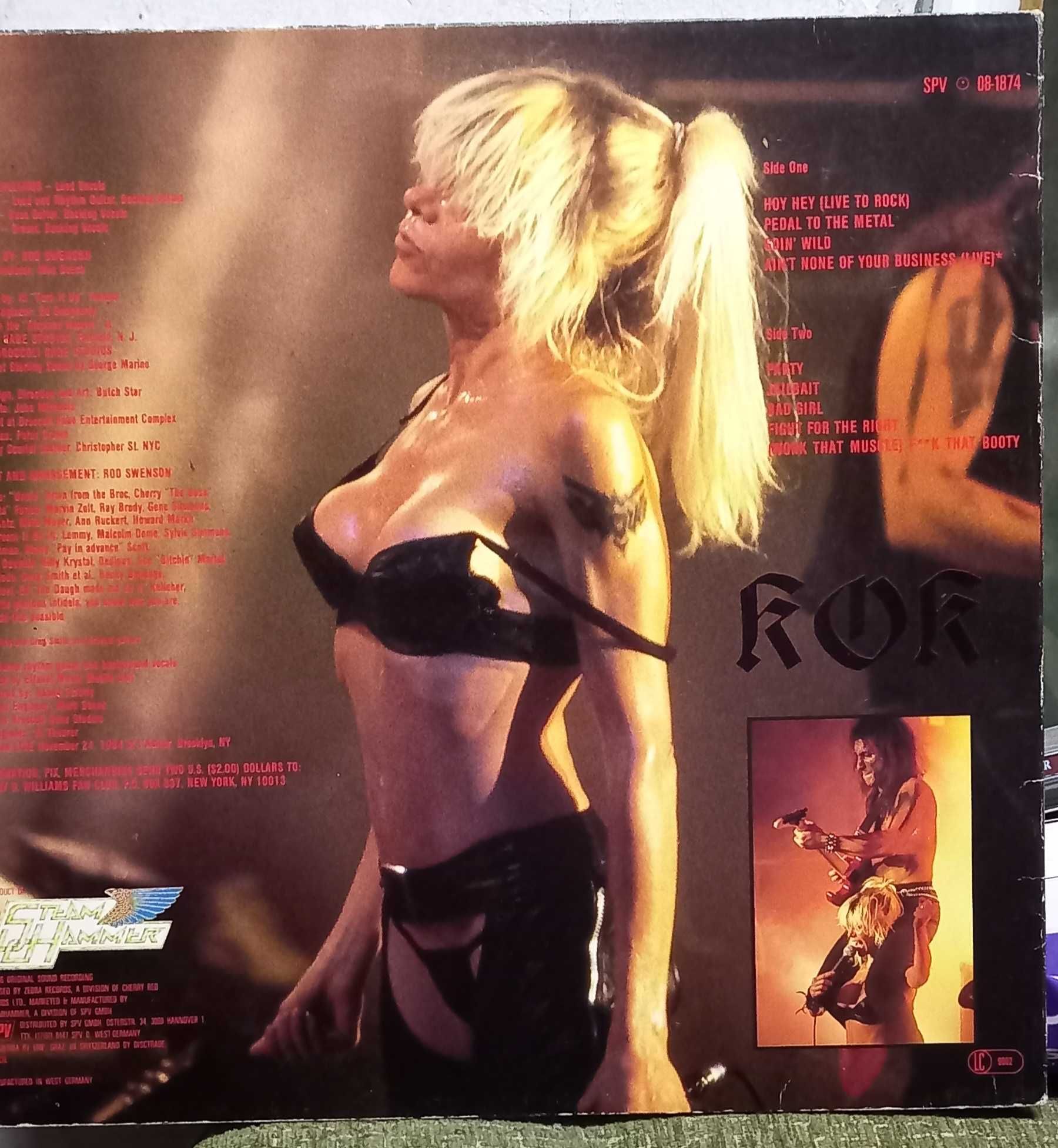 Грамофонна плоча на Wendy O. Williams