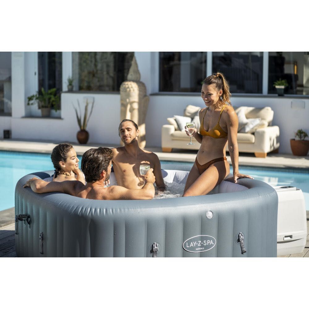 6 местно Джакузи Bestway Lay-Z-Spa, Hawaii AirJet, 1.80 м x 1.80 м