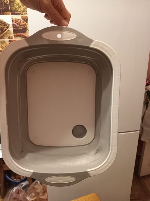 Новая складная чашка 28×38×13 см для мытья и хранения овощей и фруктов