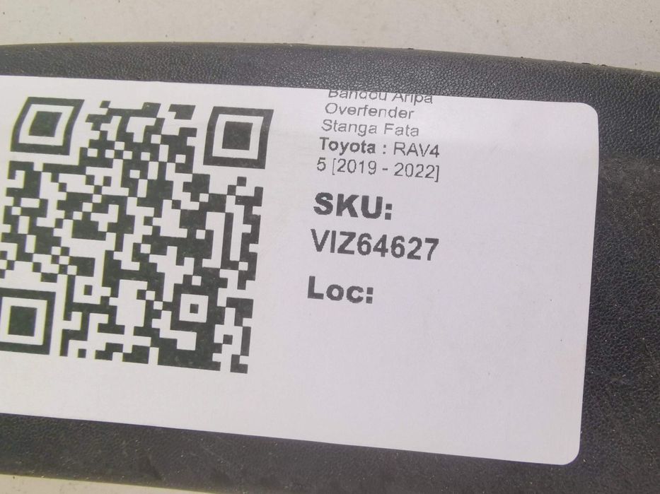 Bandou Aripa Overfender Stanga Fata Toyota  RAV4 5 2019 2020 2021 2022