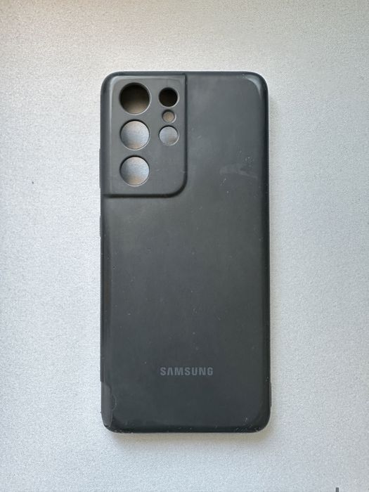 Samsung Galaxy S21 Ultra Silicone Cover (Black)