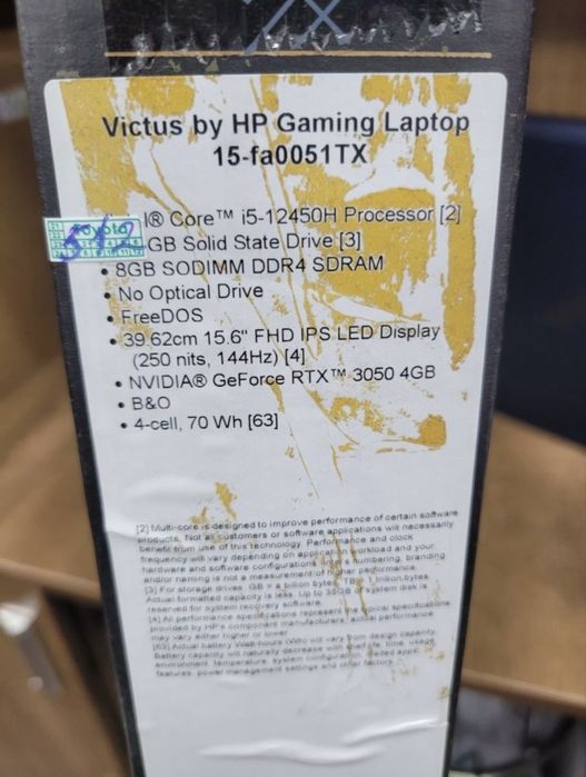Hp victus 15   500$