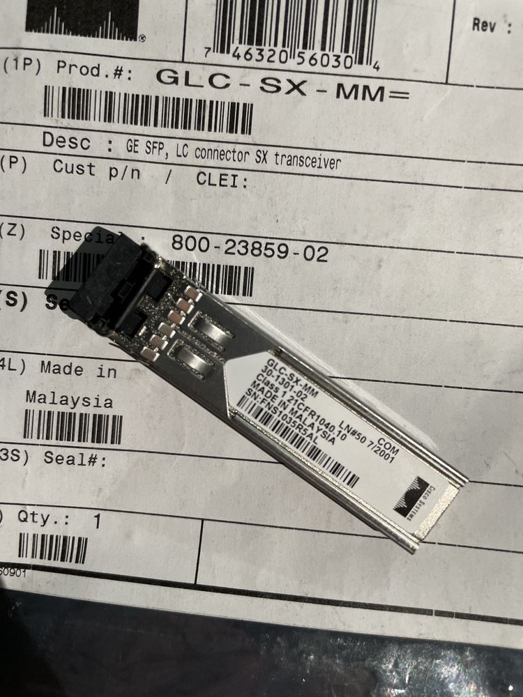 SFP CISCO GLC-SX-MM модуль (трансивер)