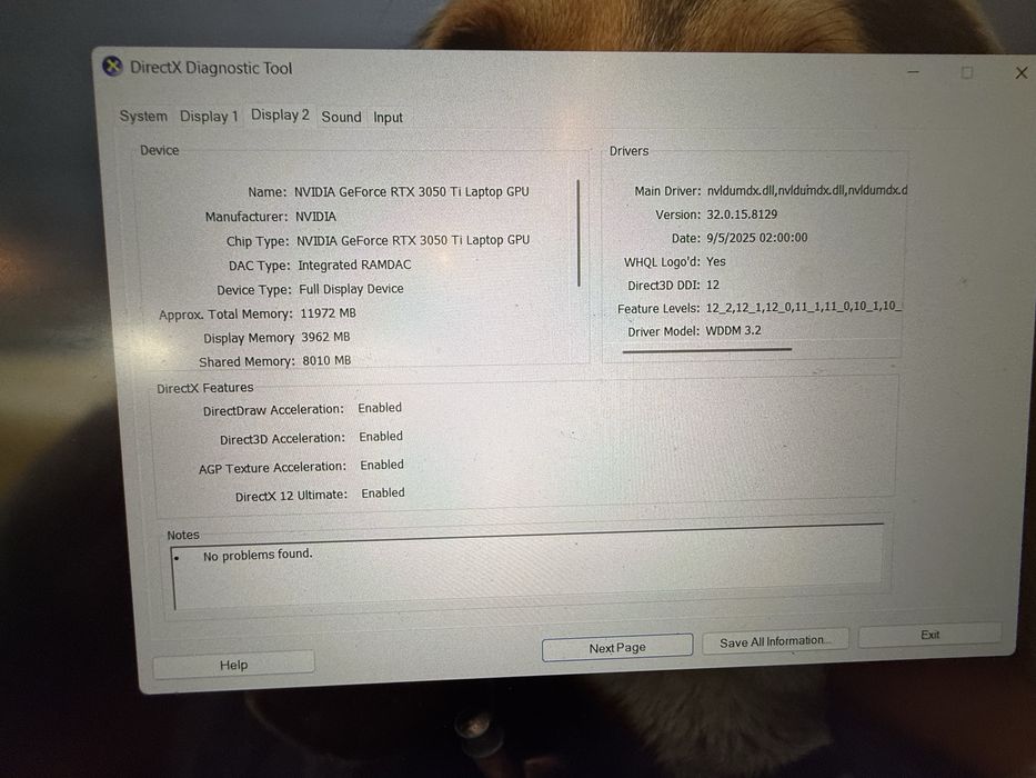 Лаптоп HP Victus 16 i7-11800h 3050TI