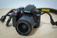 Aparat foto DSLR Nikon D3300 + Obiectiv 18-55