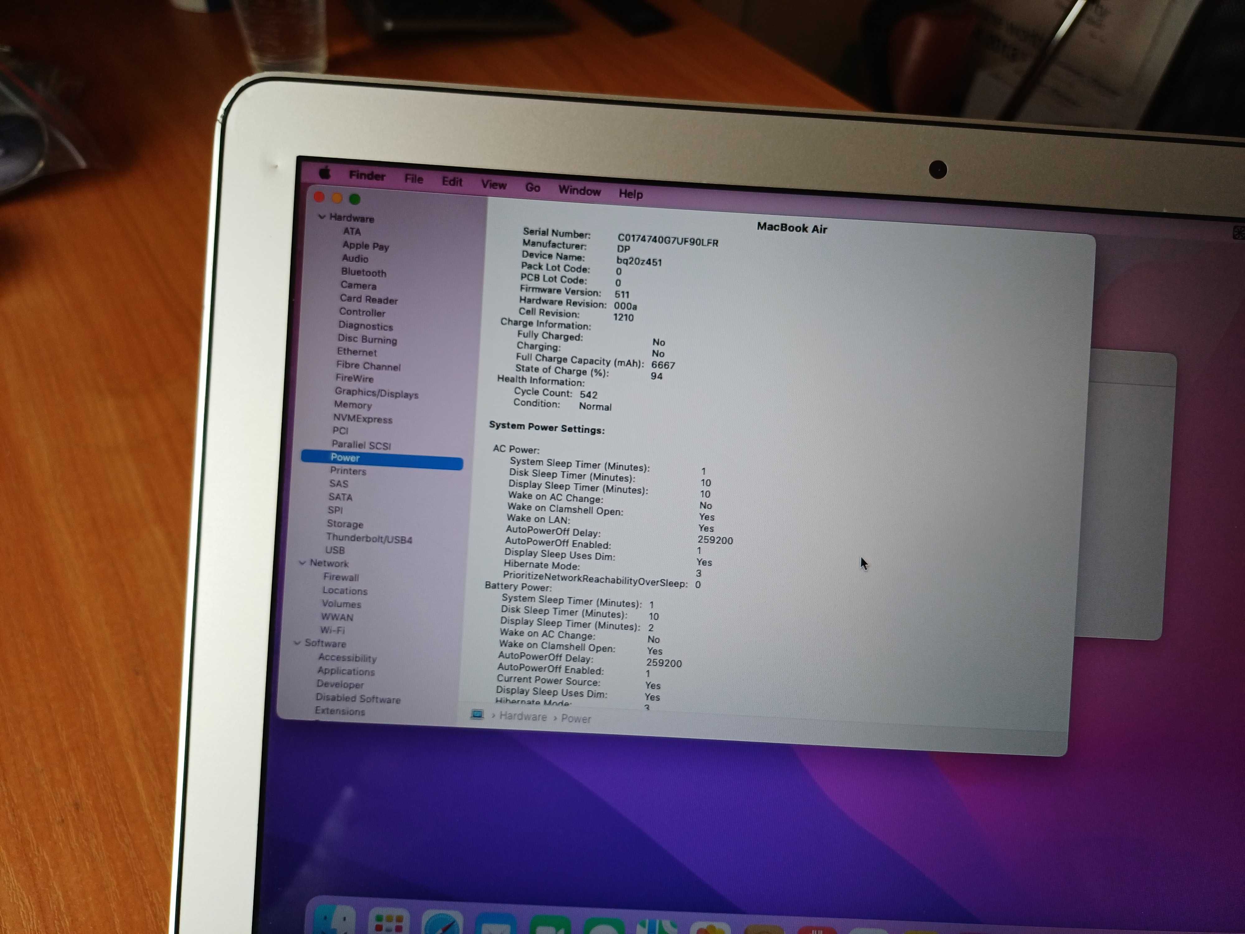 Macbook Air 2017 i5/256GB/8GB Ram A1466 лаптоп