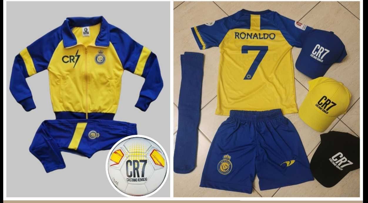 Детски Анцуг Роналдо Ronaldo Al Nassr от 5 до 15г Футболен екип 2024
