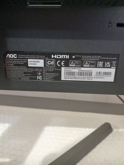 Se vinde monitor Aoc  in perfecta stare de funcționare fara defecte