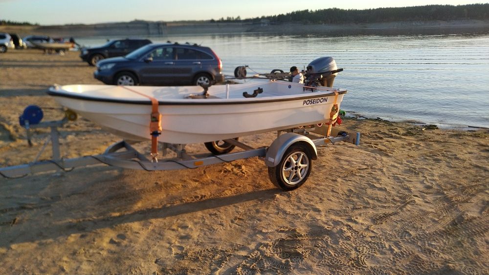 Лодка тримаран Poseidon 345 и Yamaha 8 hp