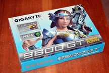 Видеокарта Gigabyte 9800 GT.