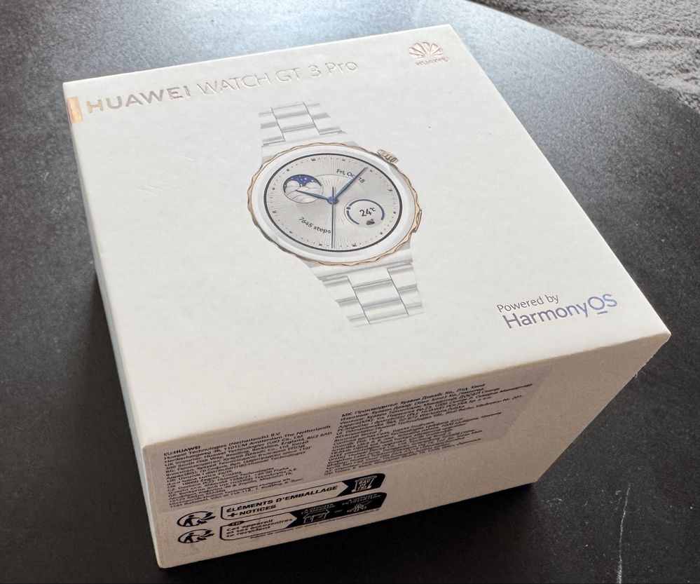 Huawei Watch GT3 PRO, 43 mm, Ceramic Strap, White