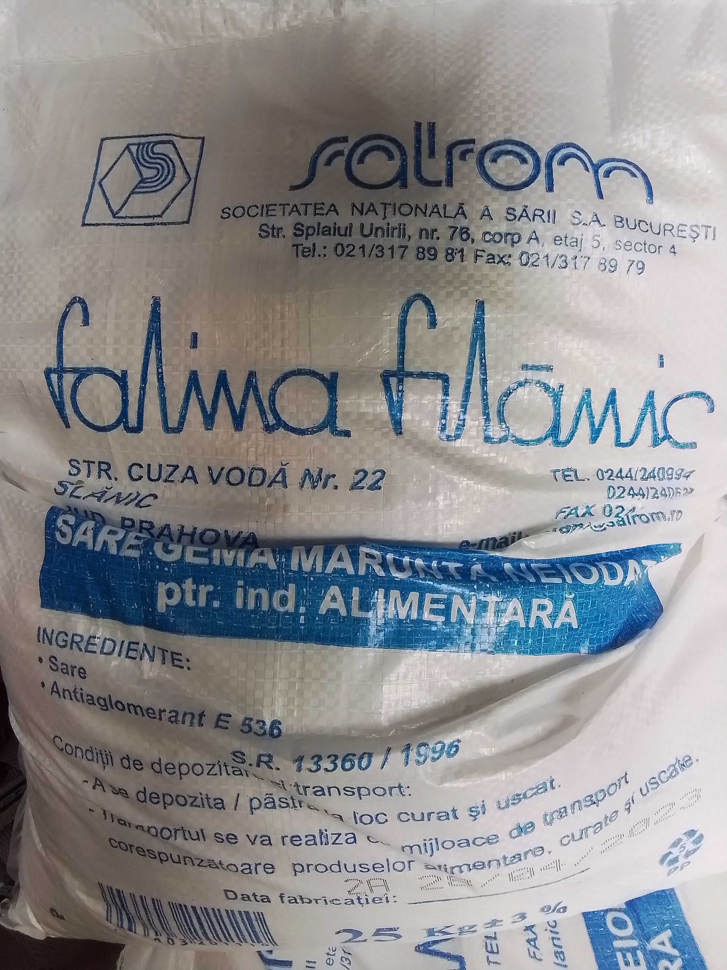 Sare Mare neiodata la sac de 25 kg
