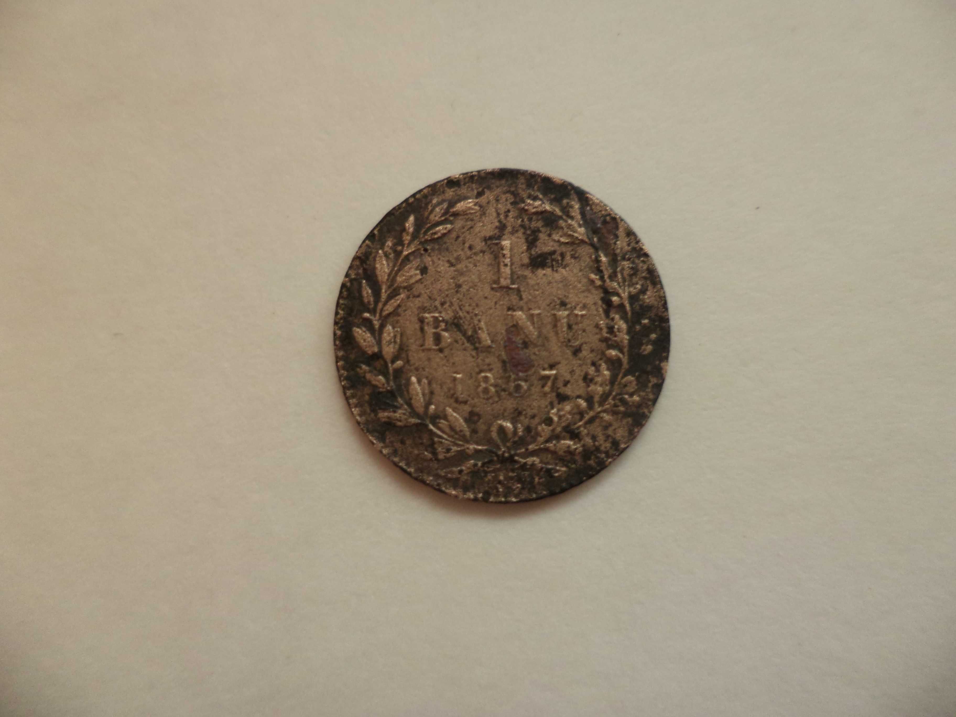 Monede vechi si rare 1 banu 1867 vand schimb