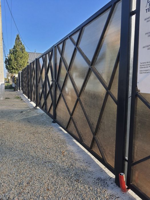 Balustrade inox sticla gard tabla traforat grilaje