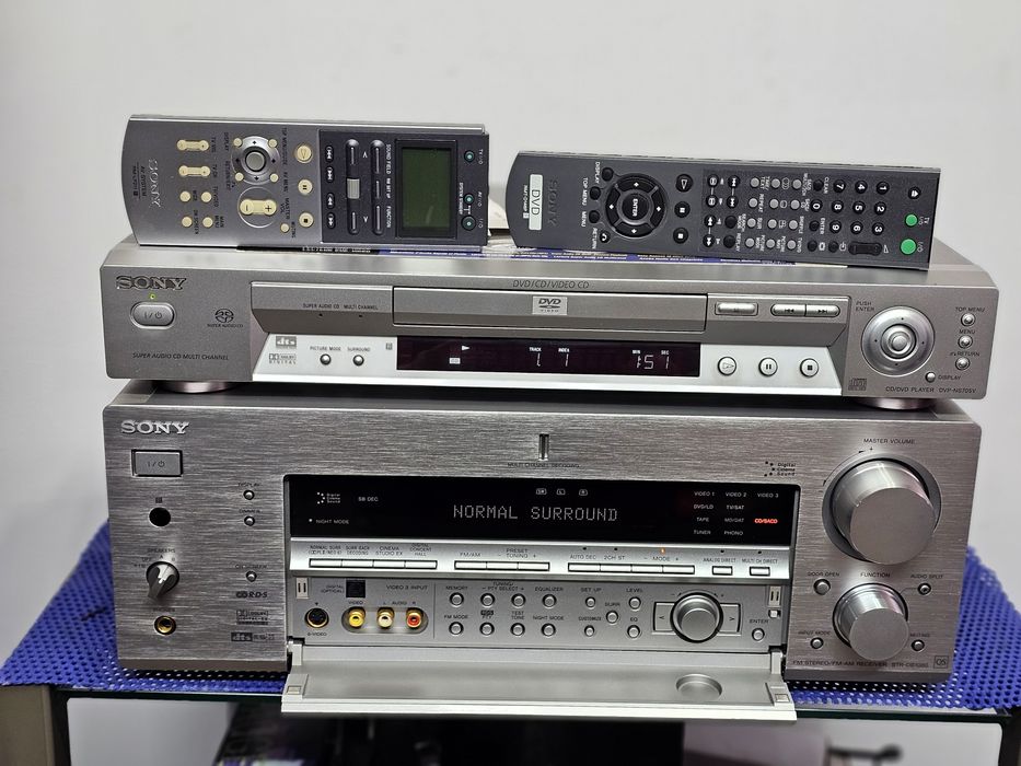 Receiver Sony STR-DB1080 QS +Dvd player DVP-NS705V cu telecomenzi