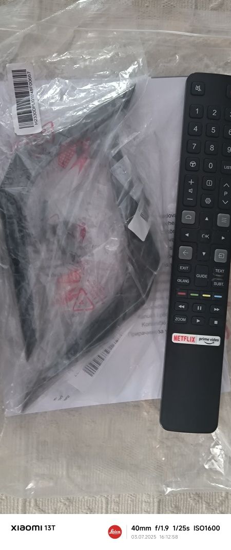 Vând tv Smart android, tcl led de 101 cm
