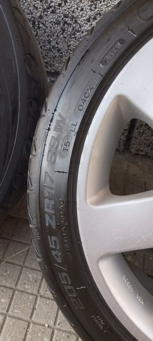 Продавам джанти 17' 5х112 с гуми kormoran 205/45/17 дот 24 година
