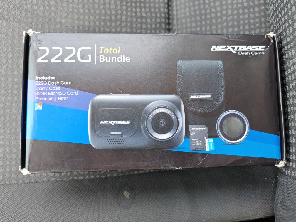 Camera auto cu GPS Nextbase 222G total bundle