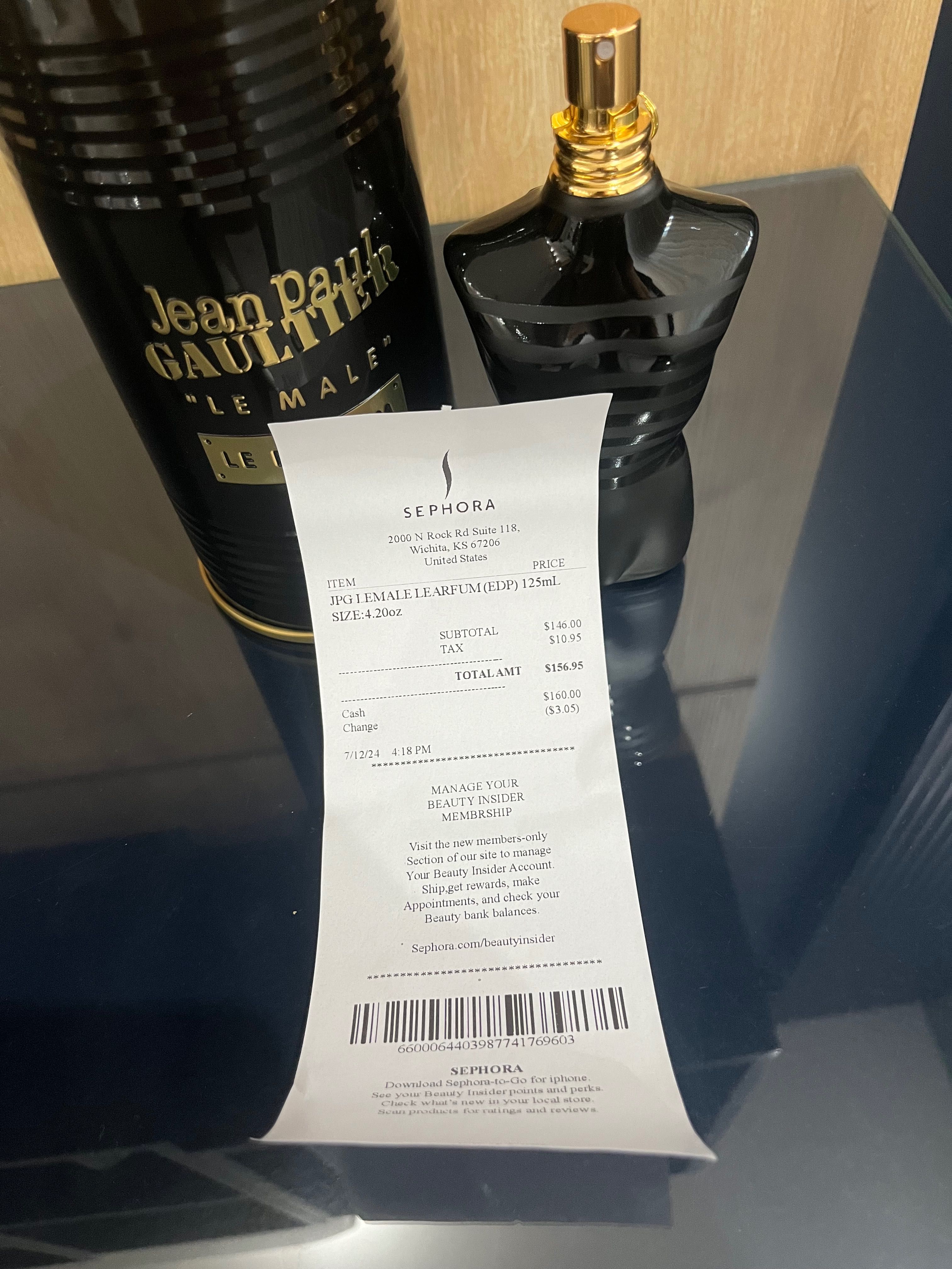 Jean Paul Gaultier Le male Le parfum и YSL MYSLF