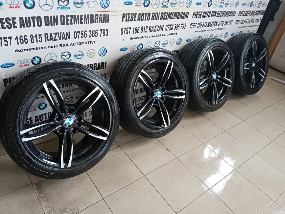 Jante Aluminiu BMW R18 Cu Anvelope Vara Dot 2022 225/45R18 5X120 F10 F30 F31 F32 F11 F01 F20 Etc