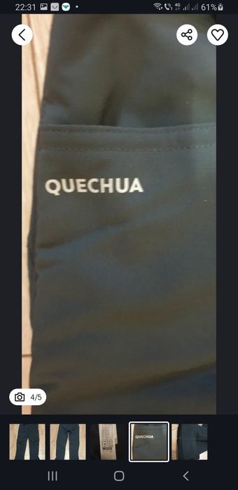 Pantaloni dama ptr. drumetie Quechua