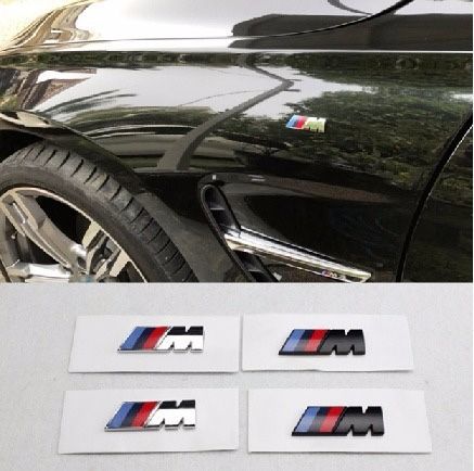 Emblema M Power aripa BMW Negru 1, 3, 5, 7 ,X1, X3, X4, X5, X6