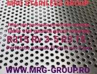 Table Perforate și Găurite din Oțel fi 3mm #1.5mm, Inox și Aluminiu