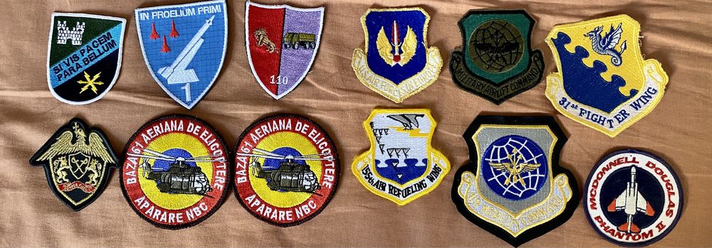 Embleme ecusoane militare de aviatie  artilerie,auto jandarmerie