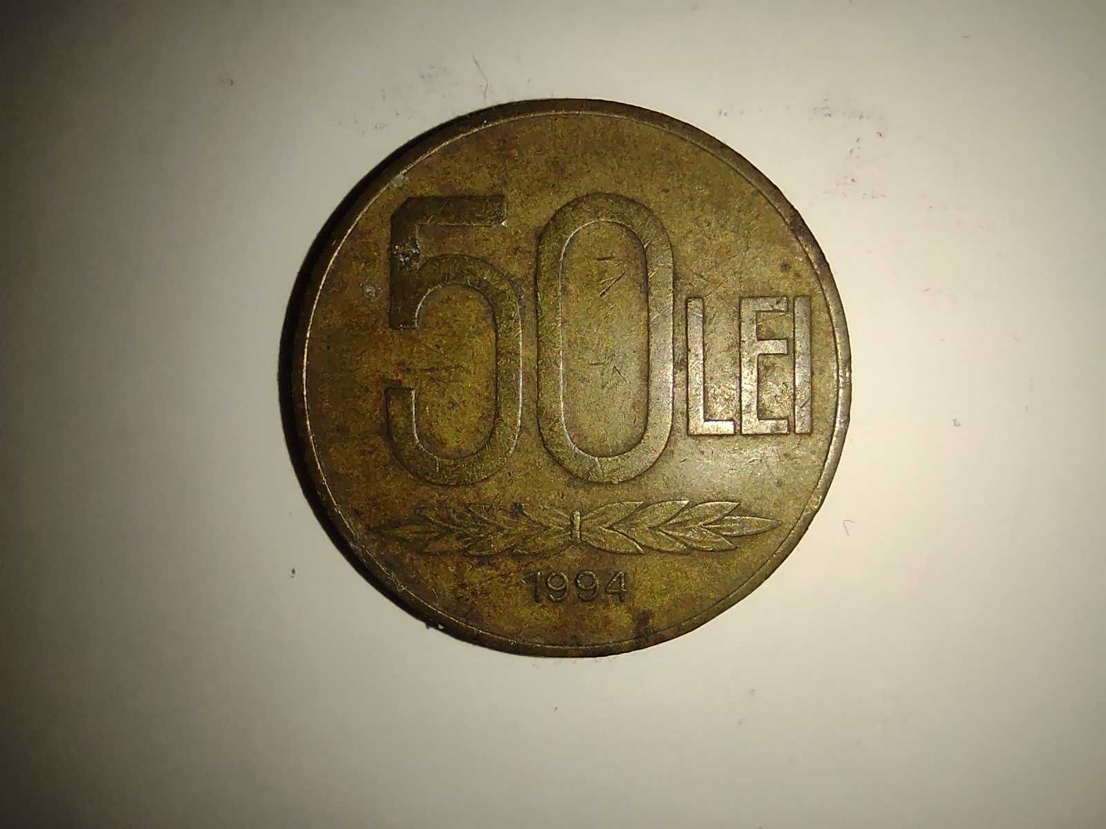 Vand una moneda in valoare de 50 lei, an 1994 stare foarte buna!