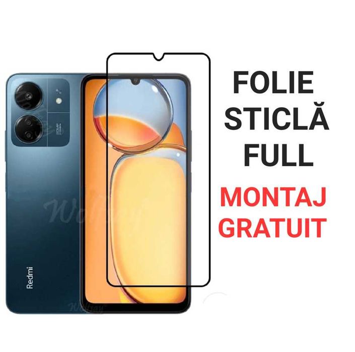 Folie Sticla Xiaomi Redmi 8 9 10C 11 12C 13C 13T 14 Note / Pro / 4G/5G