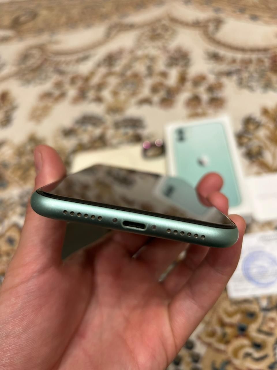 Iphone 11 128гб состояние отличное цвет зелёный