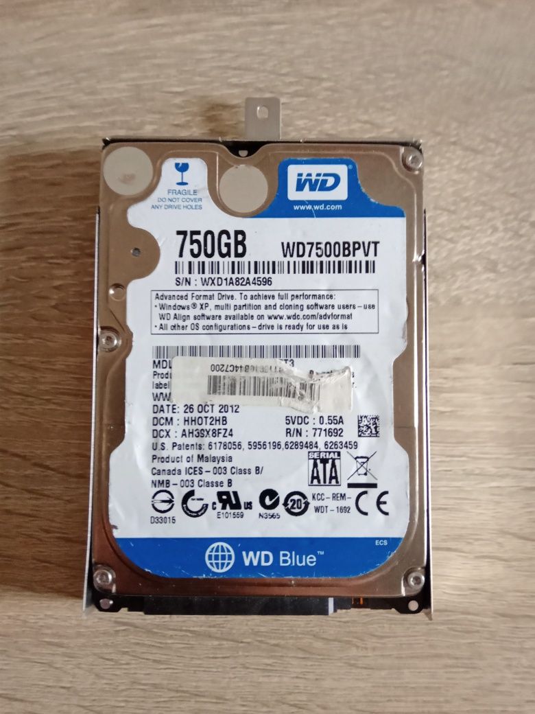 Hard disk WD 750 Gb