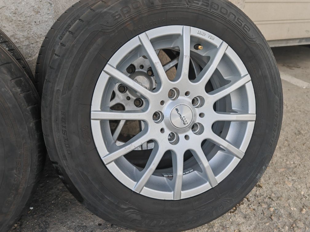 Джанти 15" 6J et45 5X100 WV Seatс гуми 195/65/15 Dunlop